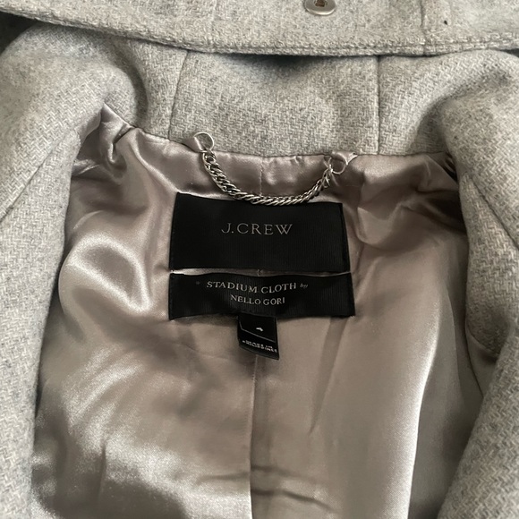 J. Crew Chateau Parka Stadium Cloth by Nello
Gori in Heather Dusk Grey - Picture 13 of 14